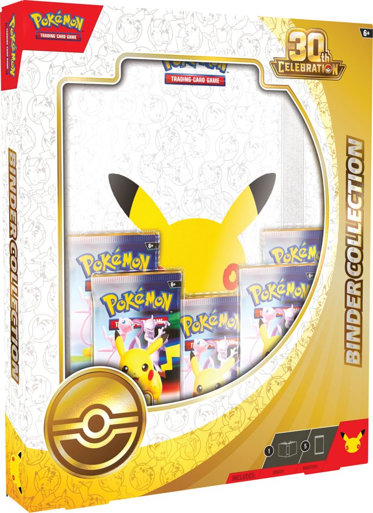 Pokemon TCG: 30th Celebration Binder Collection — Pokemon Collection Box at Mochi Pals